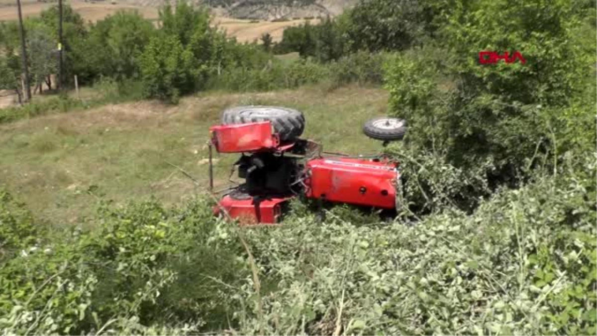 Devrilen traktörün altında kalarak öldü