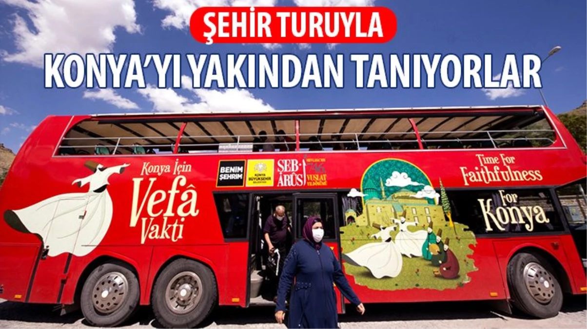 Şehir turuyla Konya\'yı yakından tanıyorlar