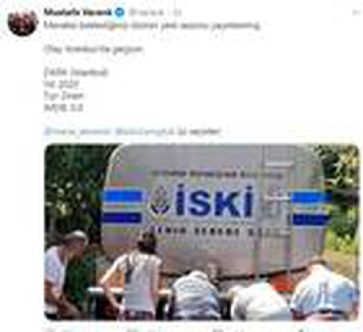 Su sorunu yaşanan Şile\'de vatandaşların bidonlu su kuyruğu
