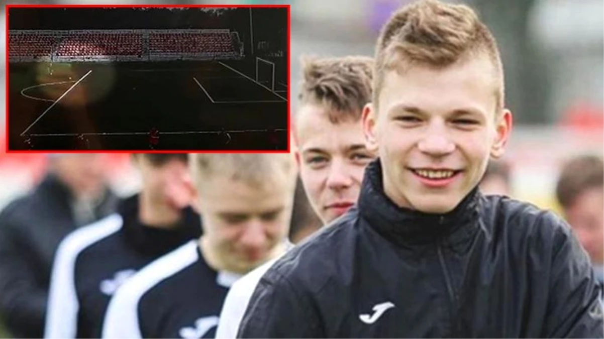 16 yaşındaki futbolcu Ivan Zaborsky\'nin antrenman yaptığı sırada üzerine yıldırım düştü