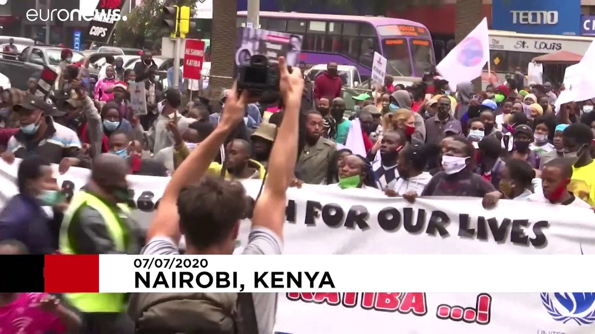 Kenya\'da polis şiddetini protesto edenlere sert müdahale