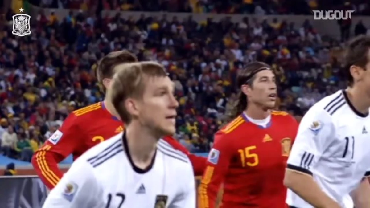 Puyol\'un, İspanya\'yı Dünya Kupası Finali\'ne Taşıyan Kafa Golü