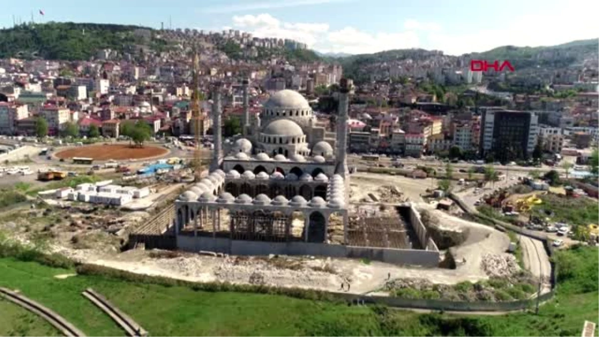 Son dakika haberleri: TRABZON Doğu Karadeniz\'in en büyük cami ve külliyesinin yapımı sürüyor