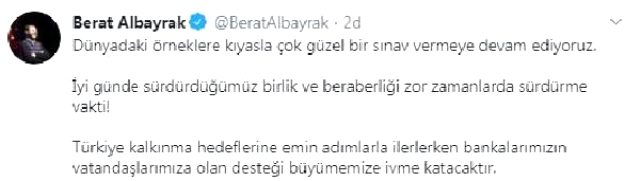 Bakan Albayrak, BDDK'nın vatandaşların kredi borcu için bankalara verdiği talimatı değerlendirdi