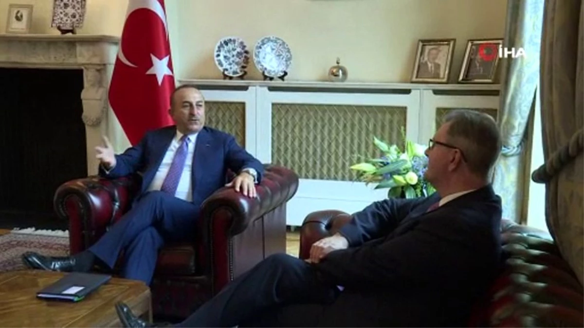 Bakan Çavuşoğlu, Birleşik Krallık Parlamentosu Türkiye Grubu Başkanı Donaldson\'u kabul etti