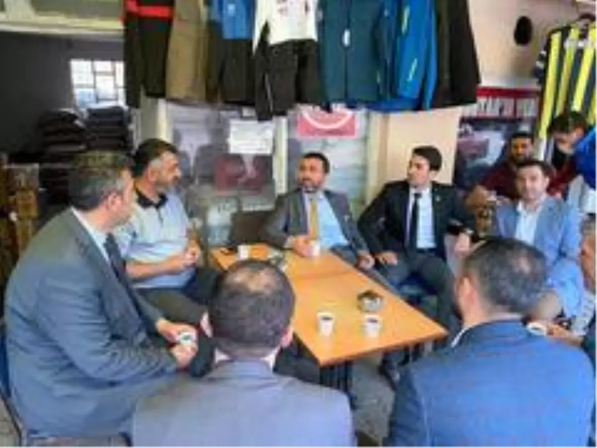 Başkan Çalkın, Sarıkamış\'ta esnafla buluştu