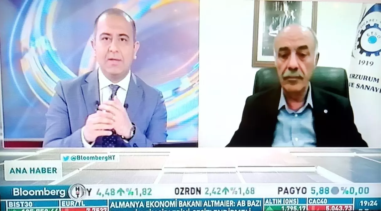 Başkan Yücelik, Bloomberg HT Ana Haber\'e konuk oldu