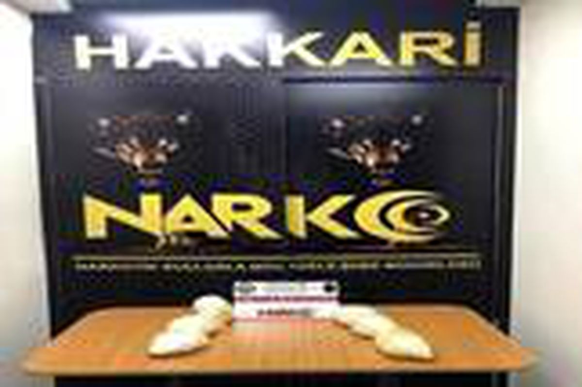 Hakkari\'de 3 kilo 340 gram metamfetamin ele geçirildi