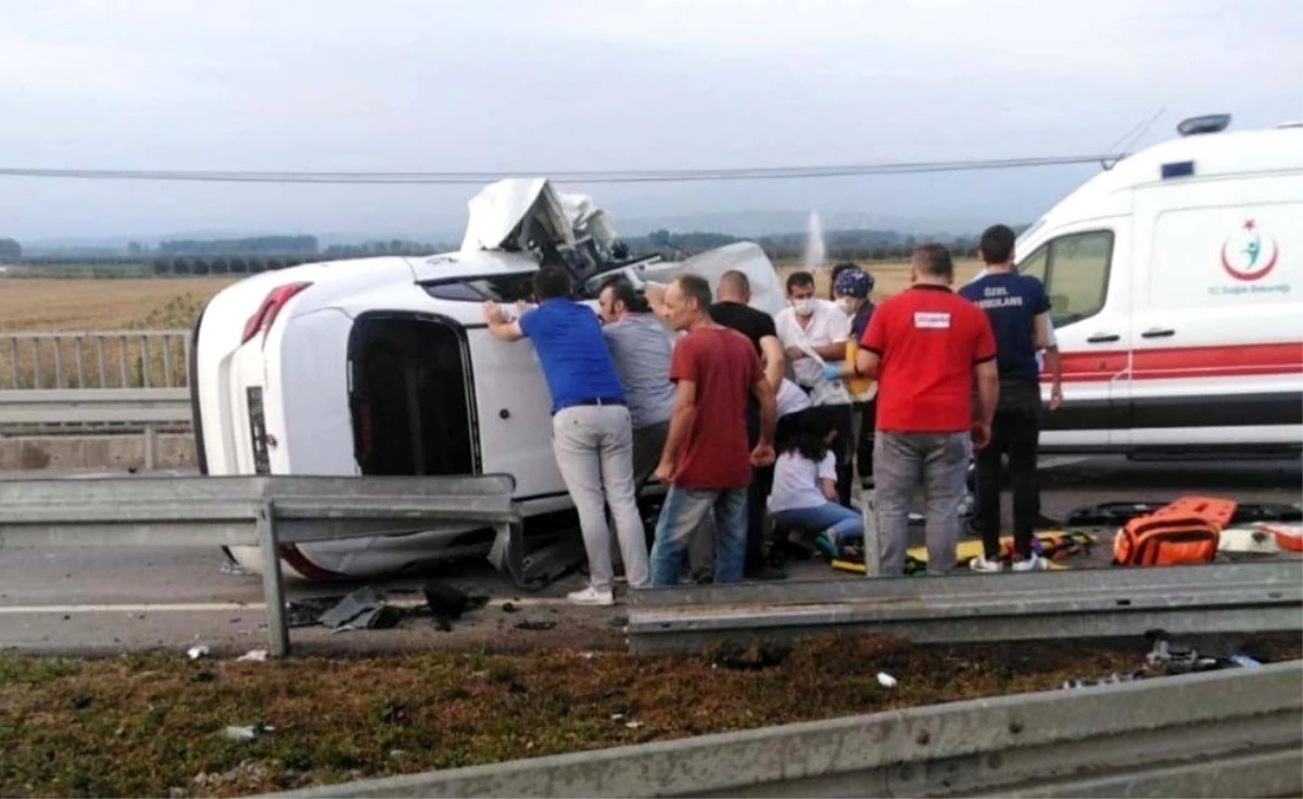 Son dakika haber... Samsun\'da trafik kazası: 5 kişi ağır yaralı