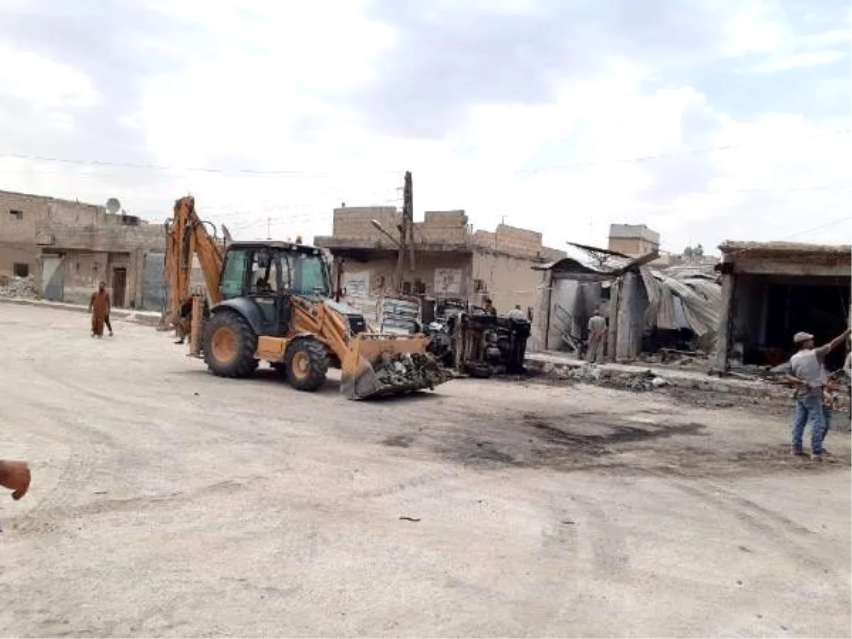 Tel Abyad\'daki patlamanın yol açtığı hasar gün ağarınca ortaya çıktı