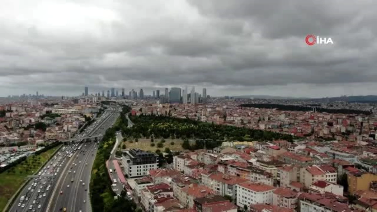 Yağmur bulutları İstanbul semalarında