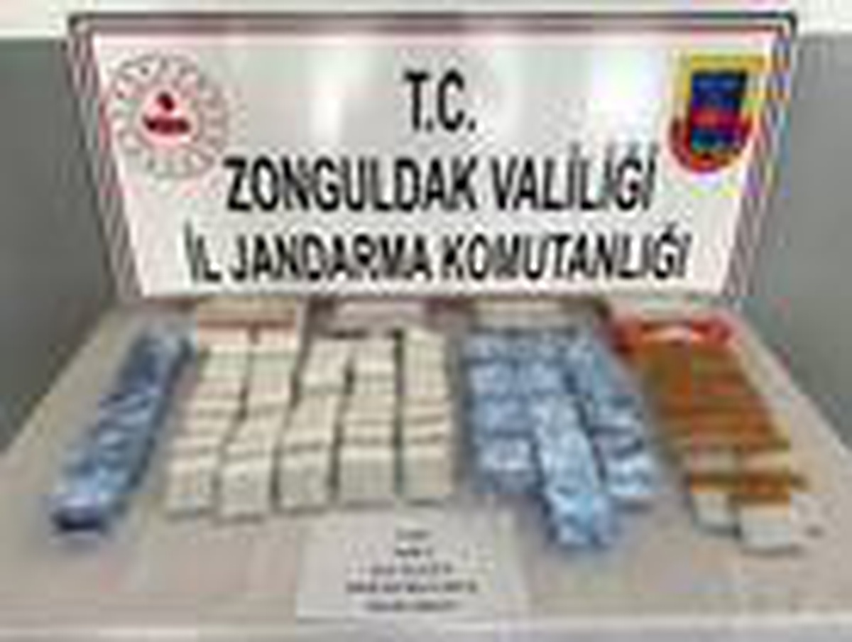Zonguldak\'ta 3 bin 620 adet tütün doldurulmuş makaron ele geçirildi