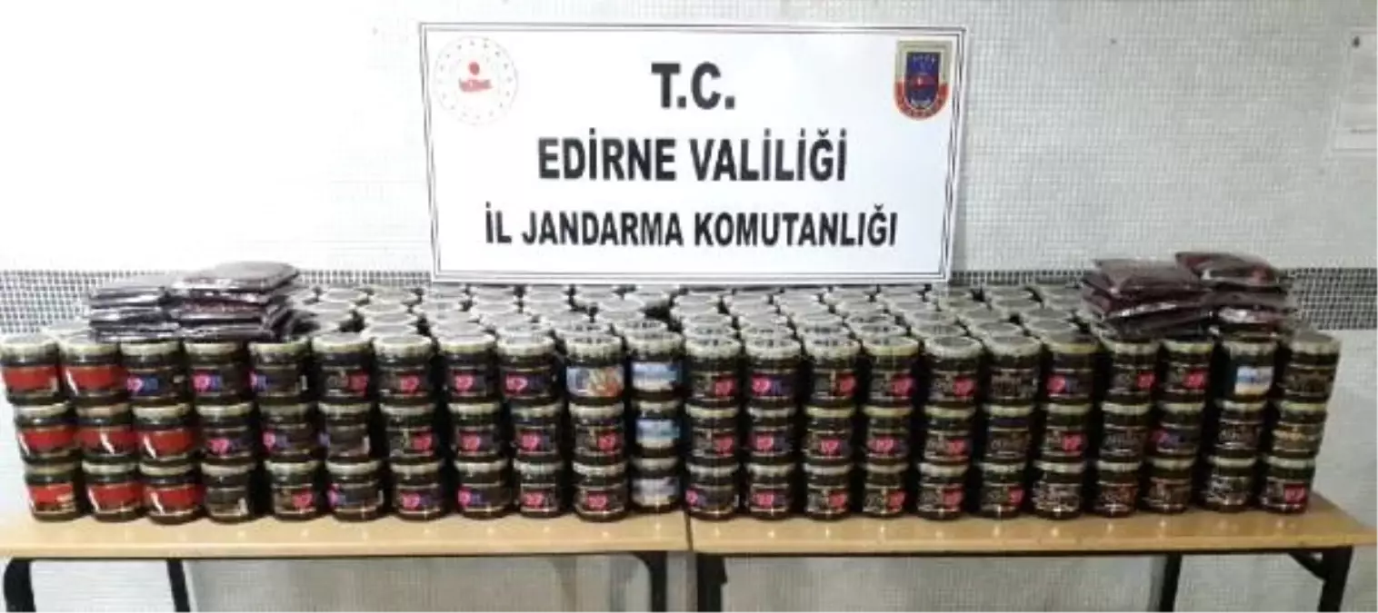 Son dakika haberi: Edirne\'de 394 kilo kaçak nargile tütünü ele geçirildi