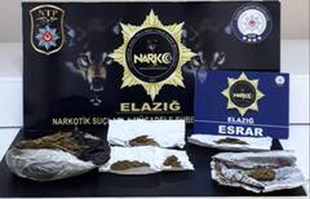 Elazığ\'da uyuşturucu ile mücadele