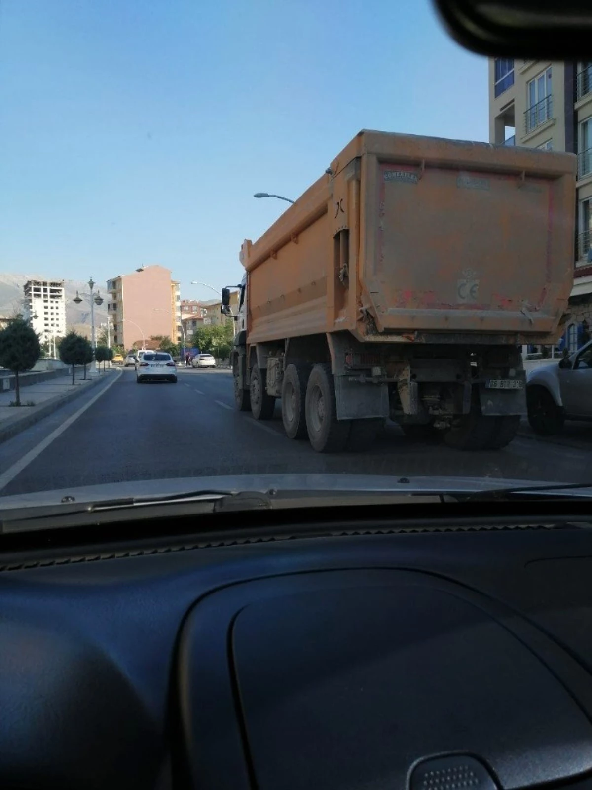 Malatya\'da ağır tonajlı kamyon kabusu