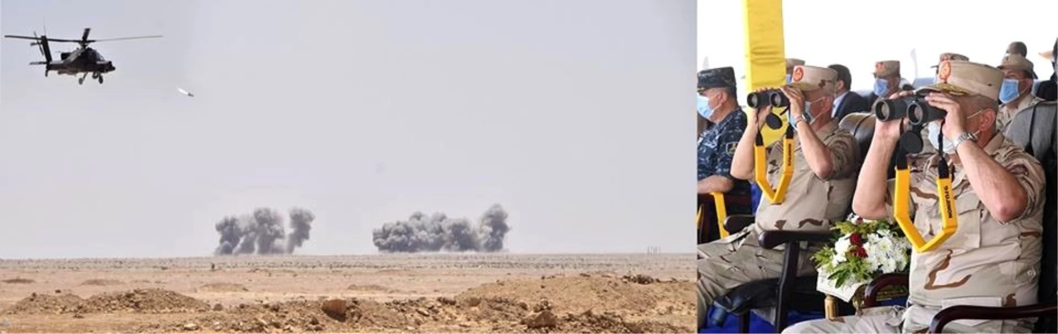 Mısır ordusu, Libya sınırında askeri tatbikat gerçekleştirdi