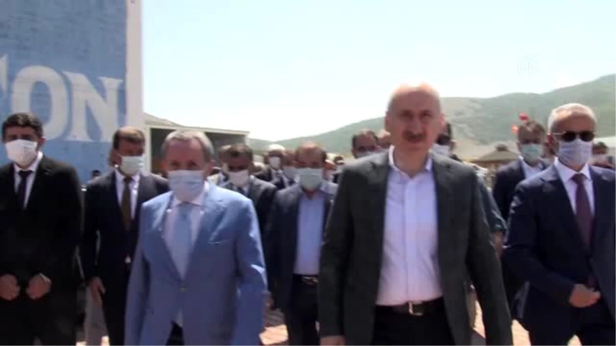 Ulaştırma ve Altyapı Bakanı Karaismailoğlu Bitlis\'te (1)