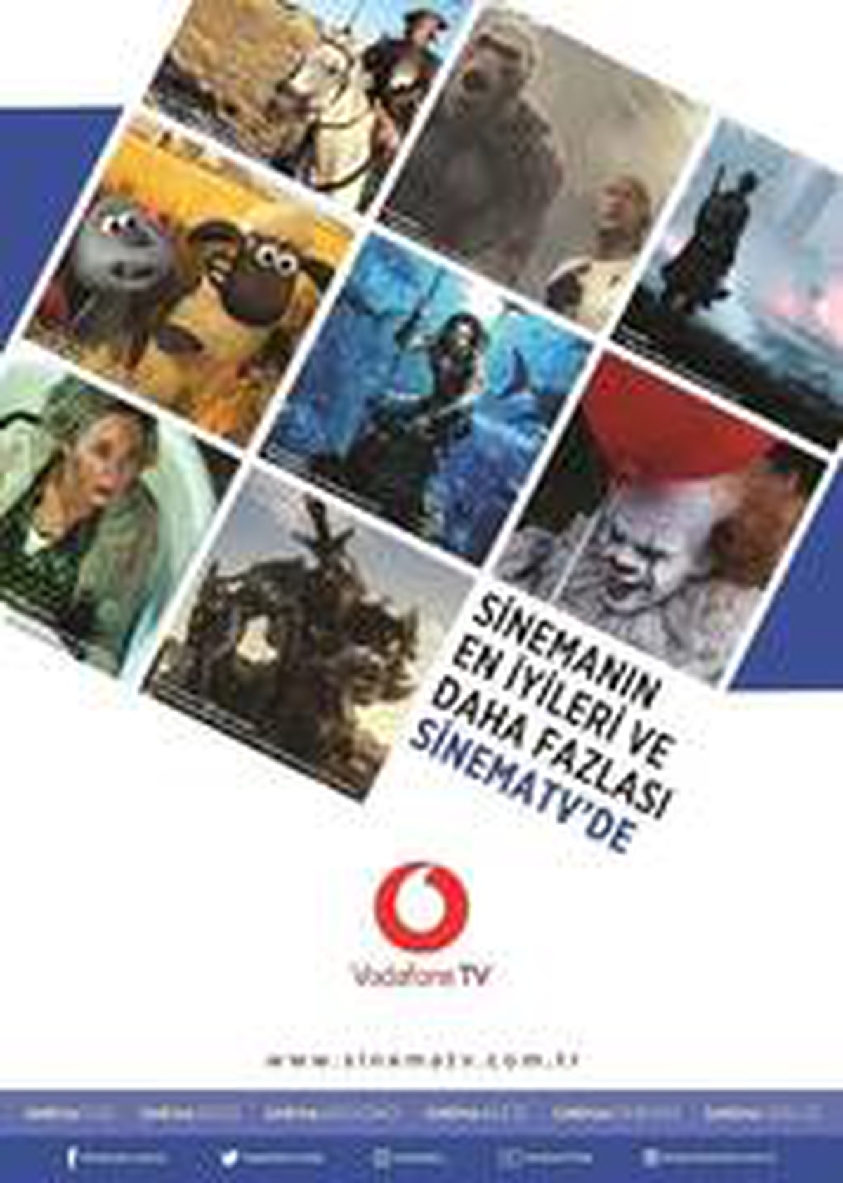 Vodafone TV kanal bünyesine SinemaTV\'yi ekledi