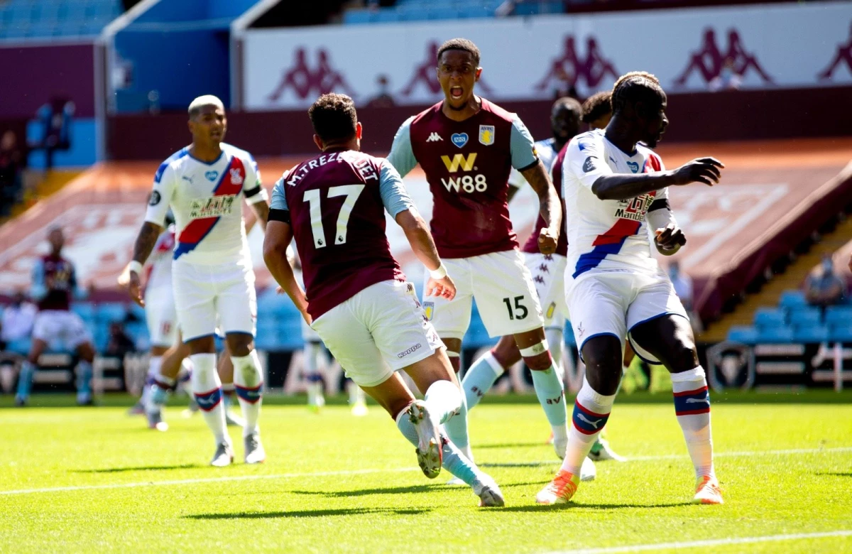 Aston Villa, Crystal Palace\'ı Trezeguet\'nin golleriyle 2-0 mağlup etti