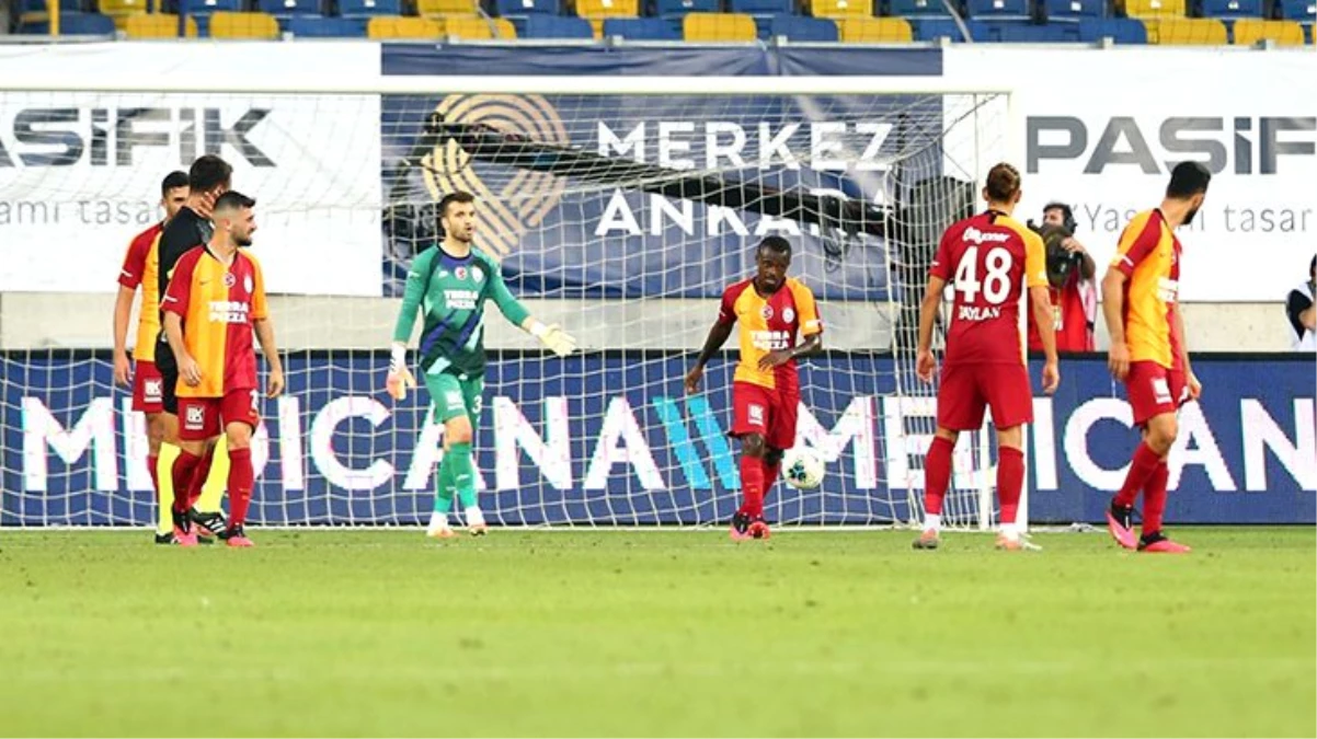 Galatasaray, deplasmanda Ankaragücü\'ne 1-0 mağlup oldu
