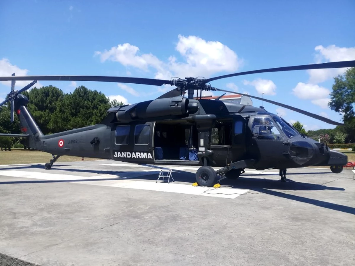 Jandarma Şile\'de helikopter destekli denetimlerini sürdürdü