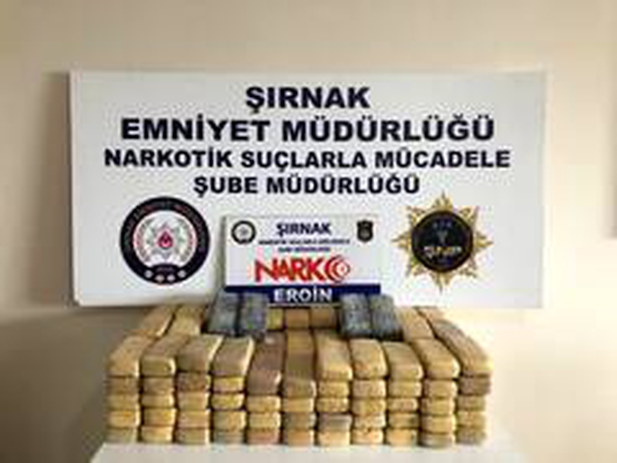 Şırnak\'ta 83 kilo eroin maddesi ele geçirildi