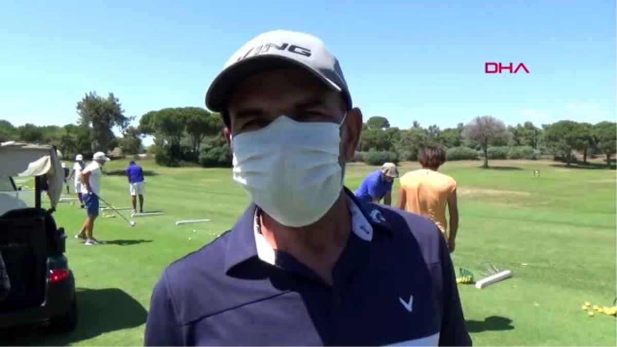 SPOR Golfçülerden \'maskeni tak, mesafeni koru\' mesajı