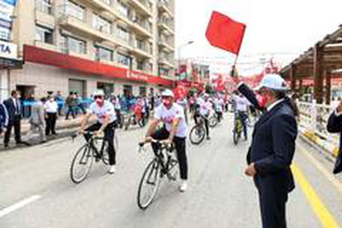 Pedallar 15 Temmuz şehitleri için çevrildi