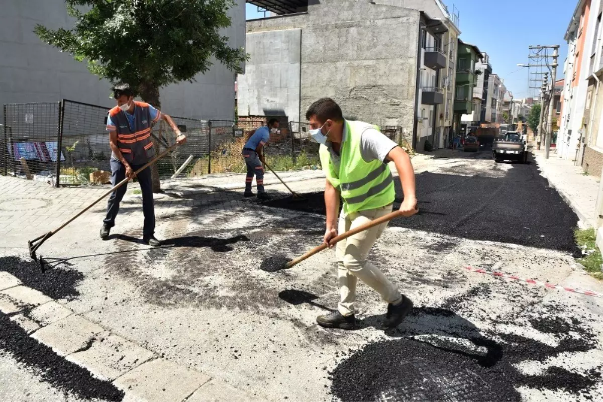 Tepebaşı\'nda üstyapı çalışmaları