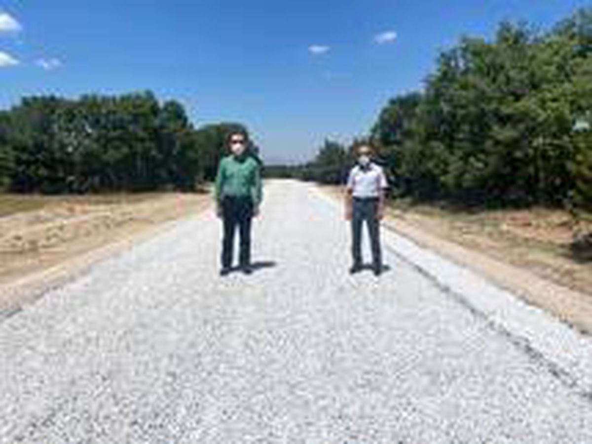 Altıntaş\'ta yol çalışmaları
