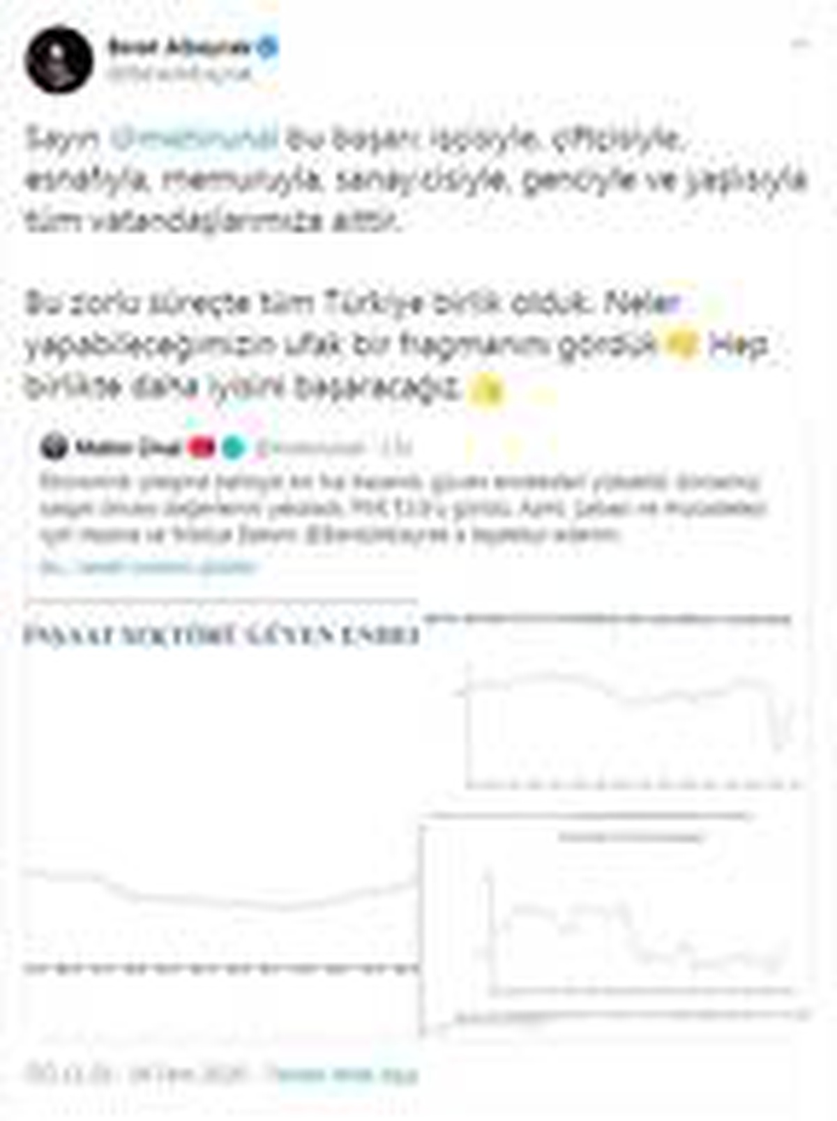 Bakan Albayrak: Zorlu süreçte tüm Türkiye birlik olduk