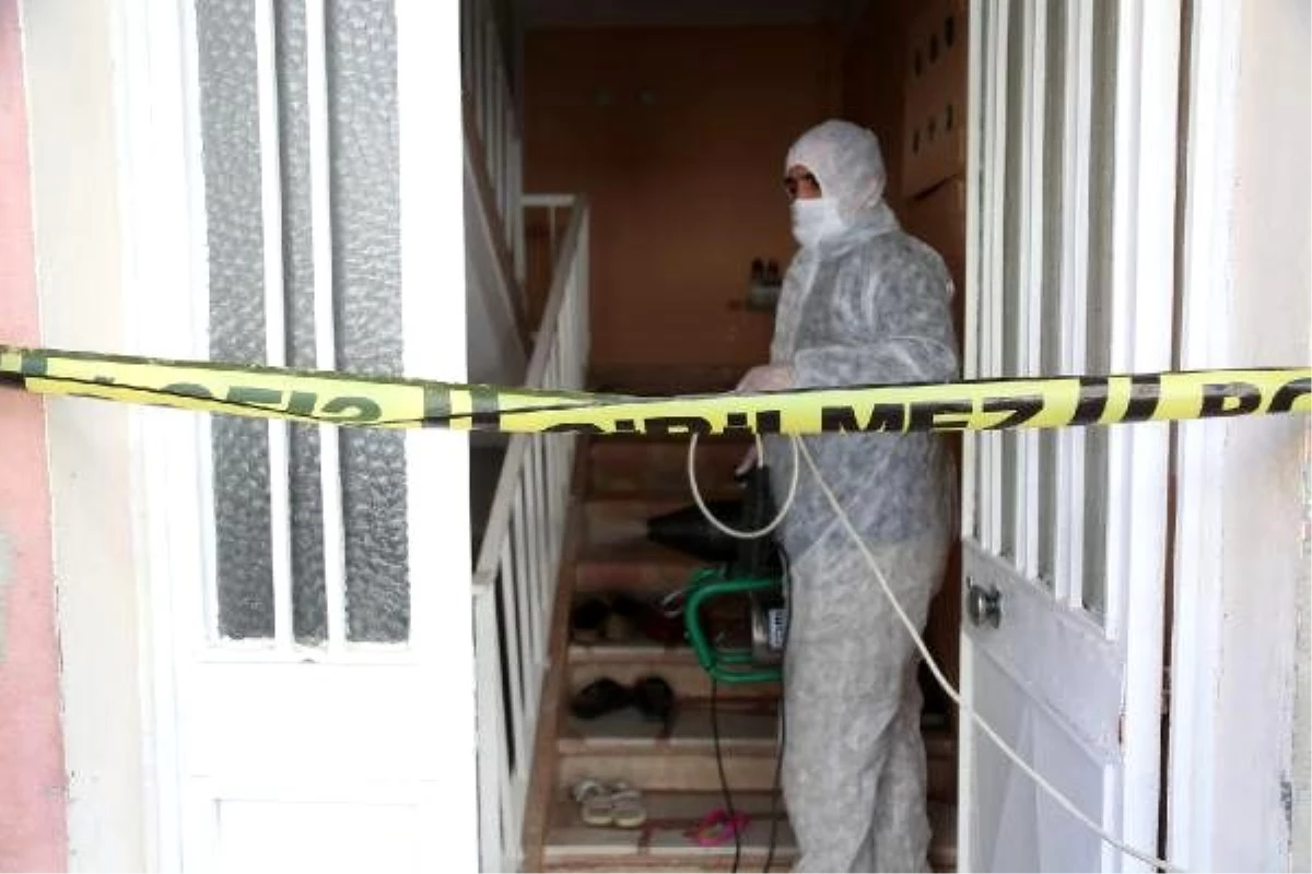 Eskişehir\'de karantinaya alınan evler dezenfekte edildi