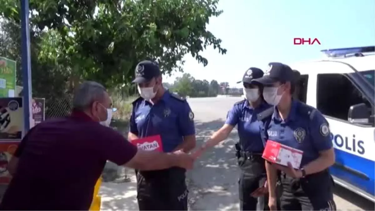 HATAY Bayrağı kaybolan bakkala, şikayete gittiği polisten bayrak