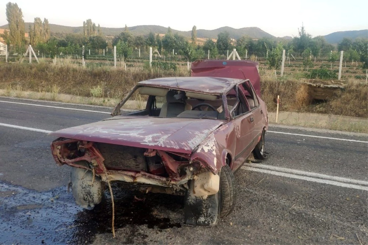 Son dakika haberi | Hurdaya dönen otomobilden sağ çıktı