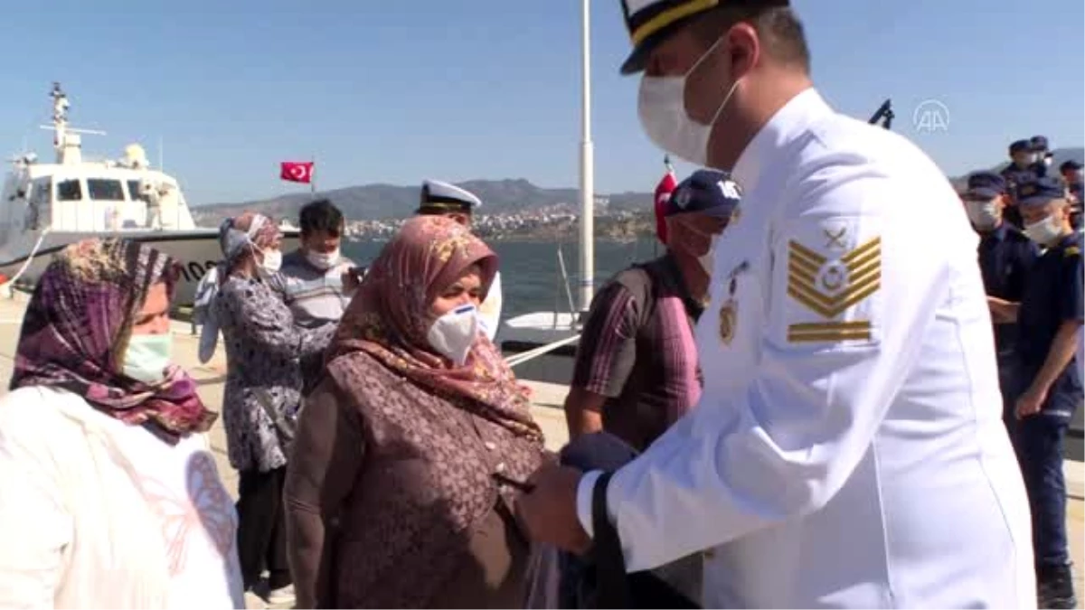 Sahil Güvenlik şehit yakınları ve gazileri İzmir Körfezi\'nde ağırladı