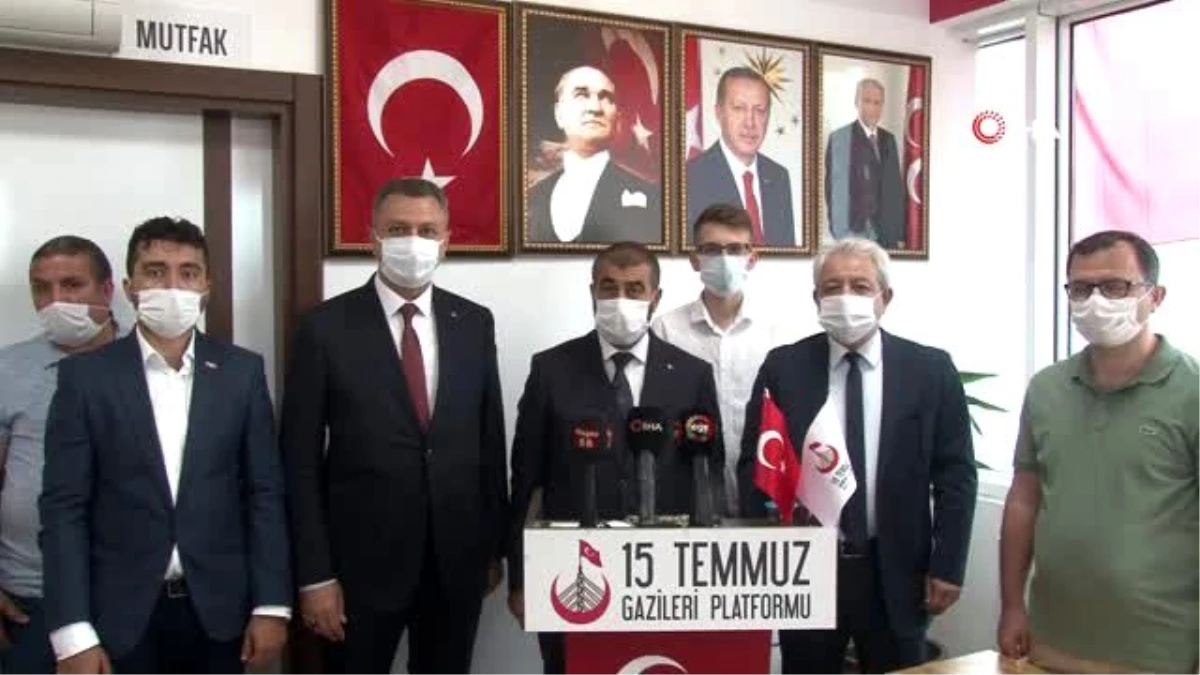 15 Temmuz Gazileri Platformu Başkanı Bulut "Bundan sonra da diz çökmeyeceğiz"