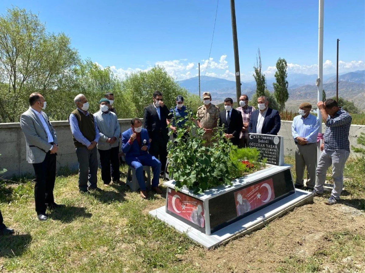 15 Temmuz şehidi Oğuzhan Yaşar mezarı başında anıldı