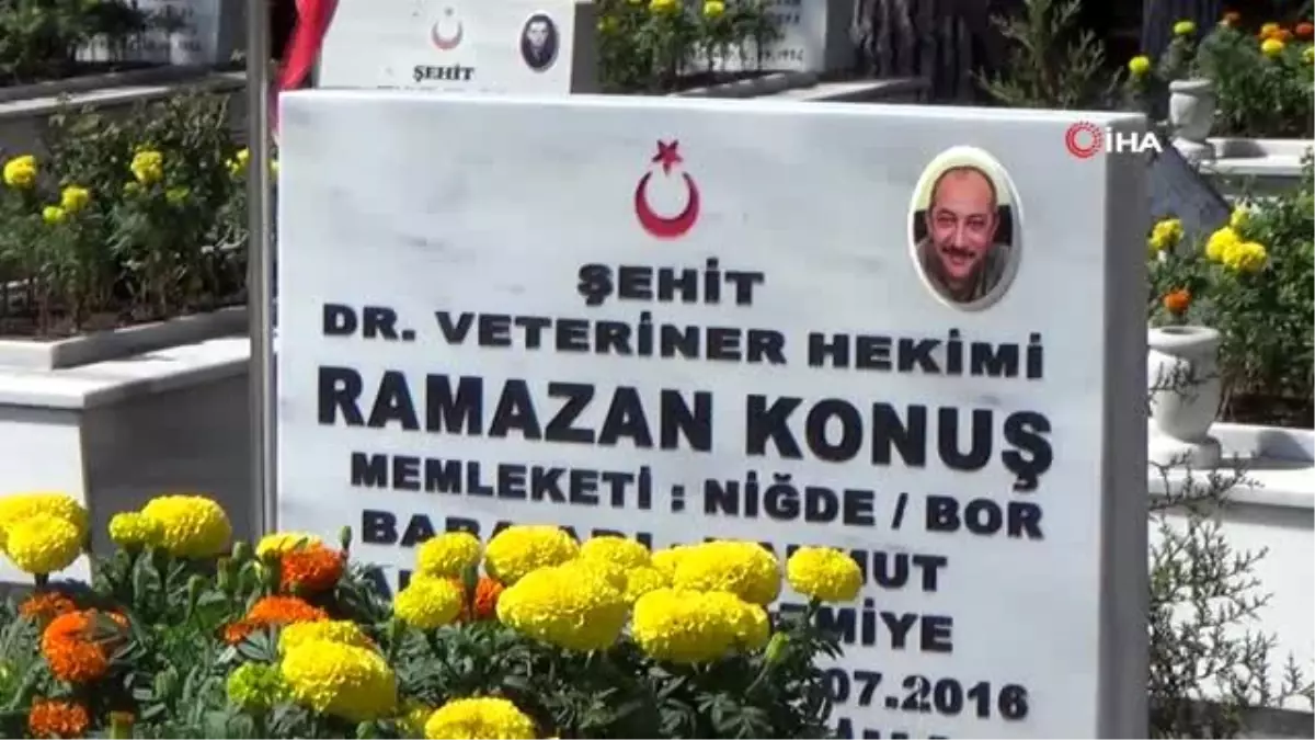 15 Temmuz Şehidi Ramazan Konuş mezarı başında anıldı