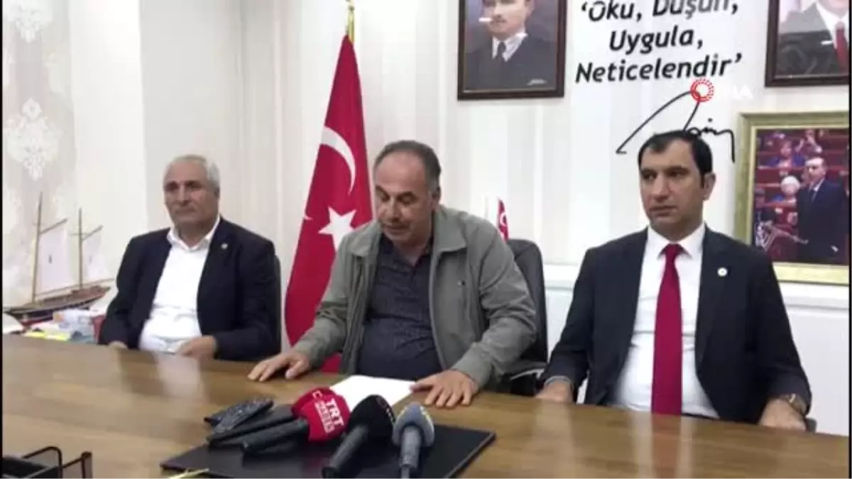 Ağrı ilçe Belediye Başkanları AK Parti\'ye geçti