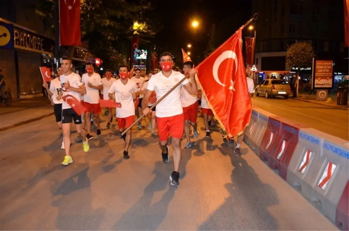 15 Temmuz koşu yapıldı