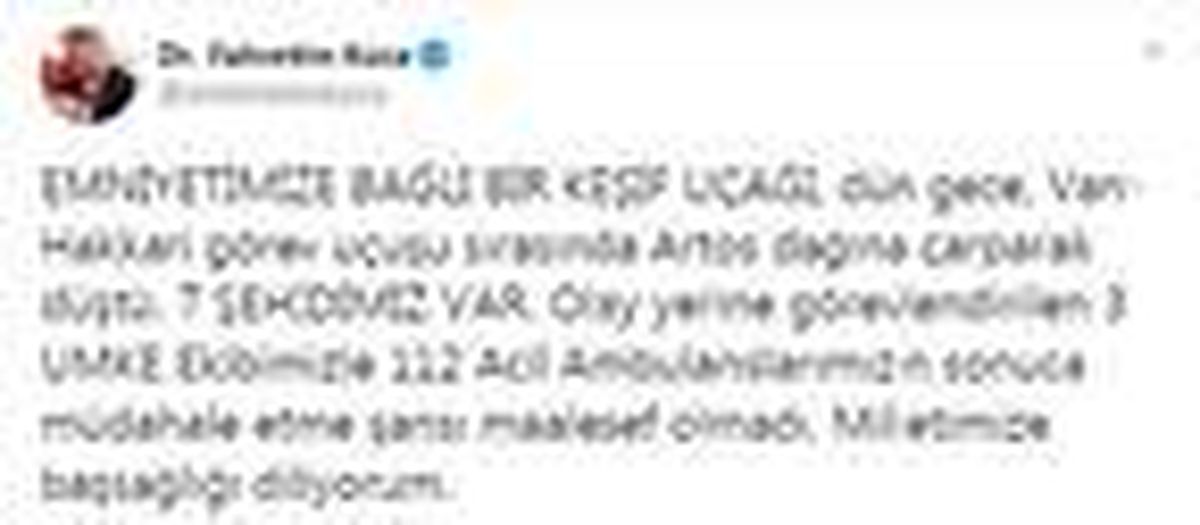 Bakan Koca: Sağlık ekiplerinin müdahale etme şansı olmadı