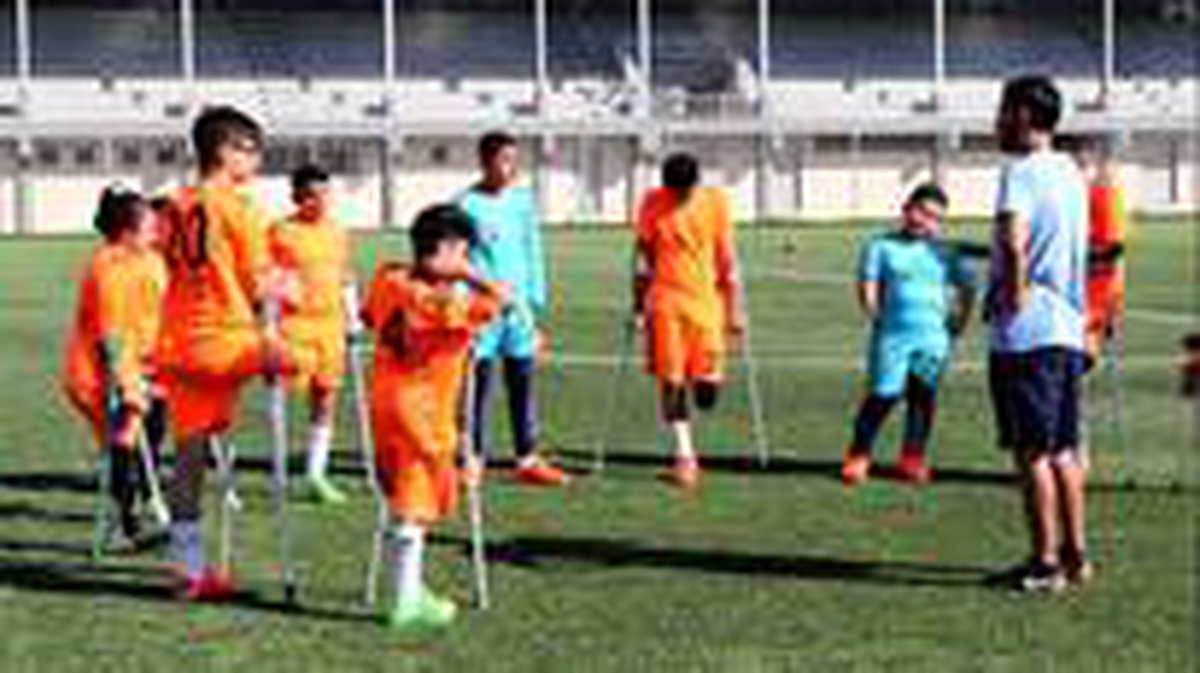 Gazze\'de çocuk ampute futbol turnuvası gerçekleştirildi