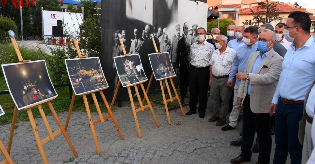 İHA\'nın unutulmayan 15 Temmuz fotoğrafları Salihli\'de sergilendi