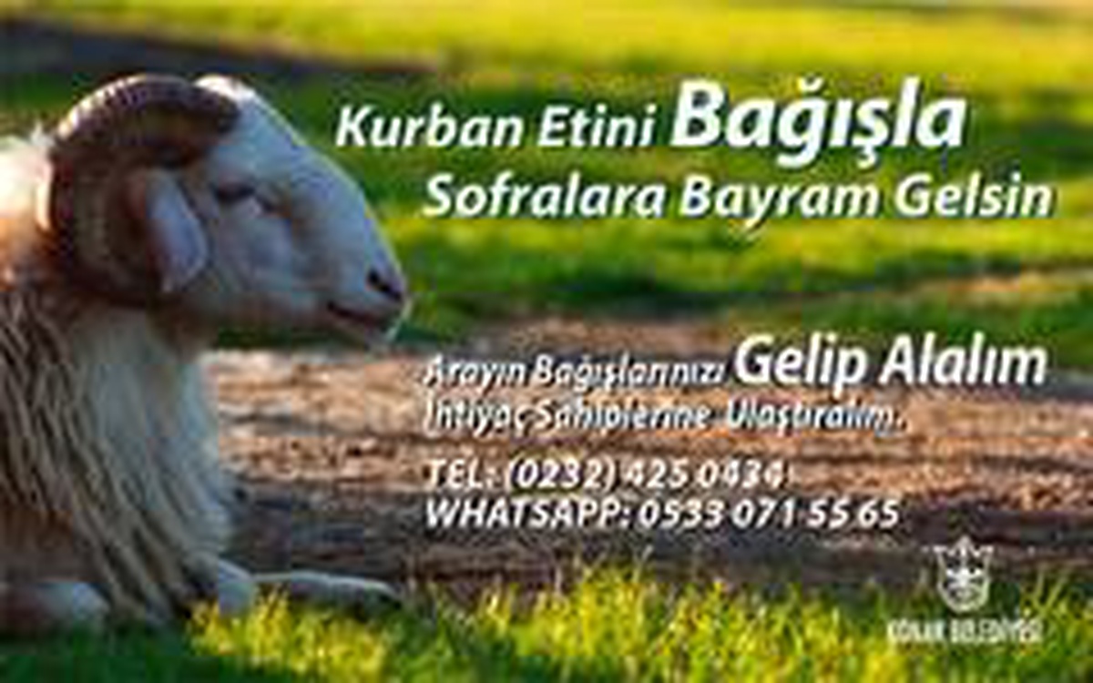 İzmir\'de belediyeden "askıda kurban" kampanyası