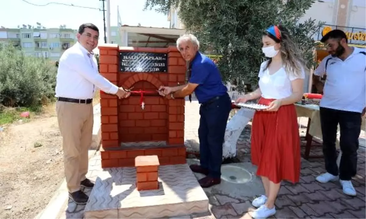 Antalyalı hayırsever, sokak hayvanları için çeşme yaptırdı