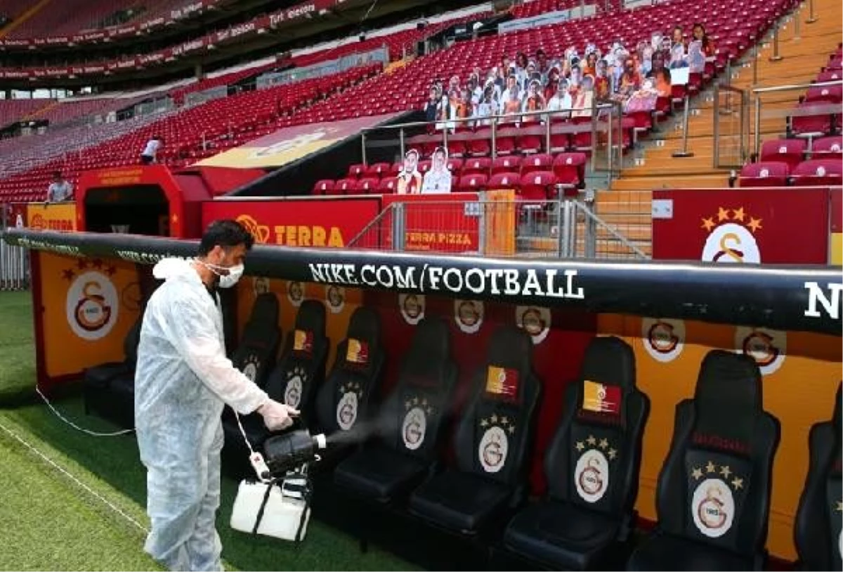 Galatasaray stadı dezenfekte edildi