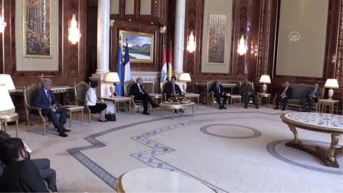 IKBY Başkanı Barzani: "Fransa, Erbil\'e yönelik ambargonun kırılmasında öncü rol oynadı"
