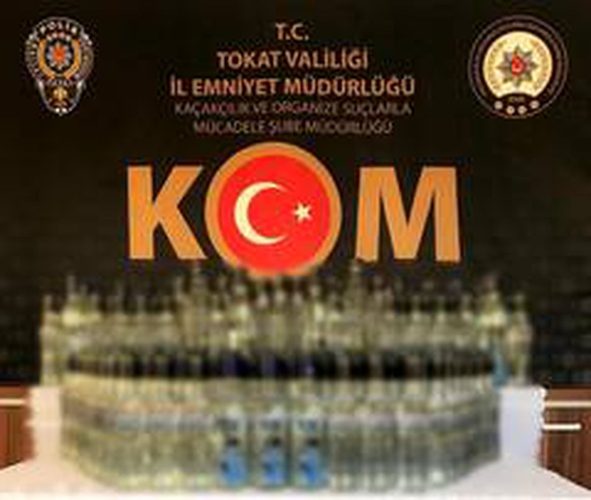 Tokat\'ta kaçak alkol operasyonu