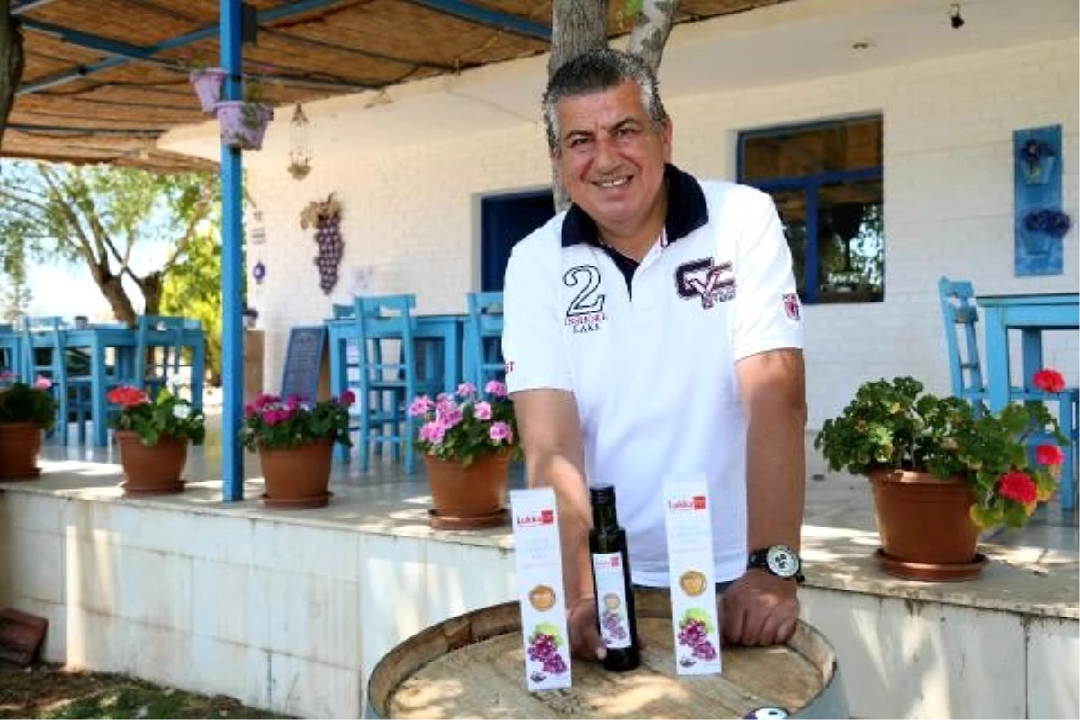 Antalya\'da bir işletmeci üzümün çekirdeğinden elde ettiği yağın litresini 640 liradan satıyor