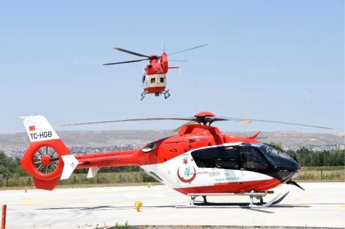6 yaşındaki Kartal için iki ambulans helikopter havalandı